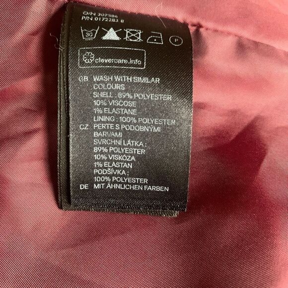 🌟HOST PICK⭐️ H&M burgundy Peacoat. - Picture 10 of 10